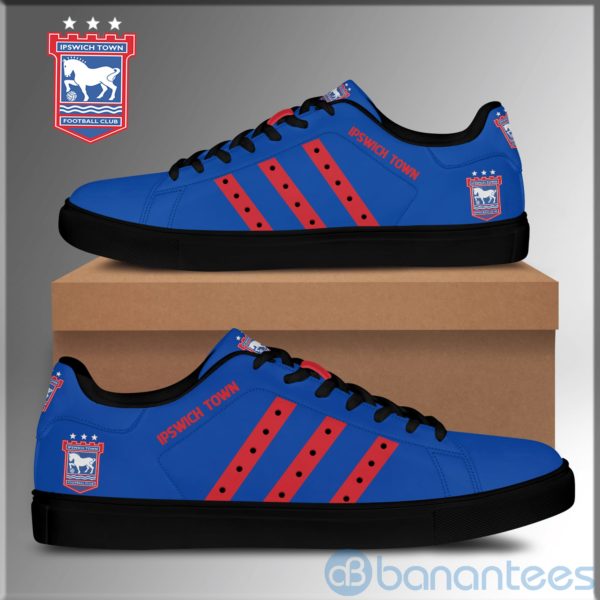 Ipstown Football Red Striped Low Top Skate Shoes Product Photo