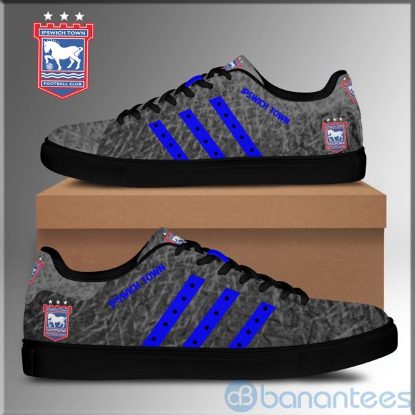 Ipstown Football Royal Striped Low Top Skate Shoes Product Photo