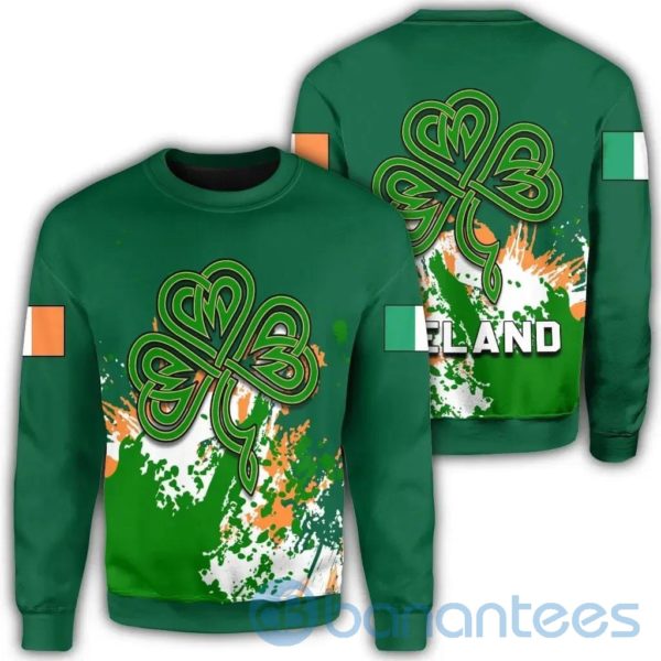 Ireland Coat Of Arms Spaint Style Green All Over Printed 3D Sweatshirt Product Photo
