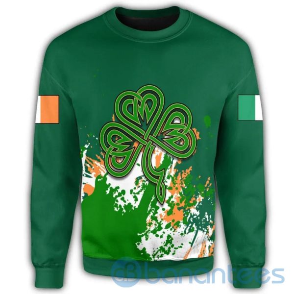 Ireland Coat Of Arms Spaint Style Green All Over Printed 3D Sweatshirt Product Photo