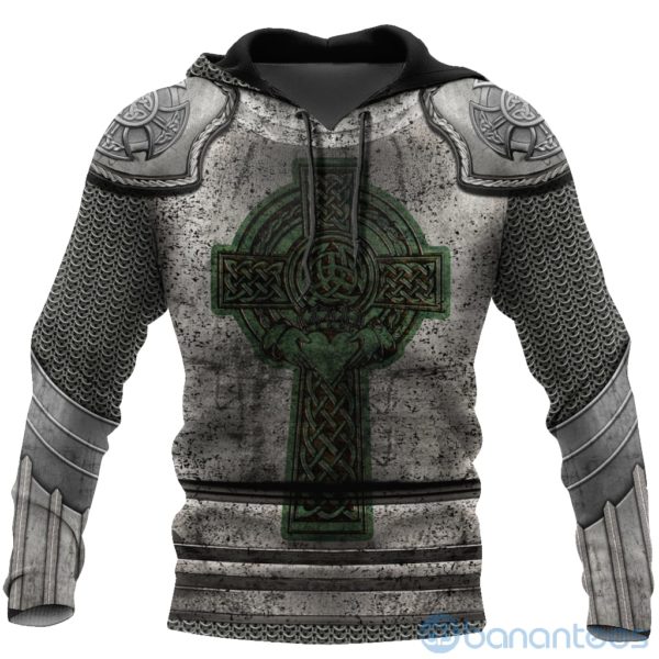 Irish Armor Knight Warrior St.Patrick All Over Printed 3D Hoodie Product Photo