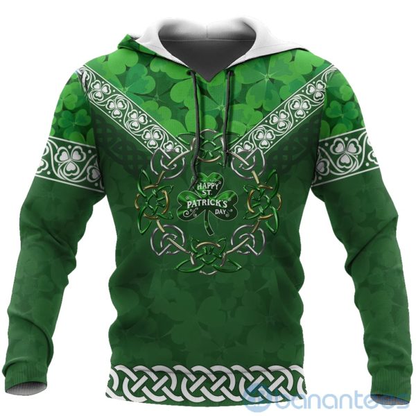 Irish Shamrock All Over Printed 3D Hoodie Product Photo