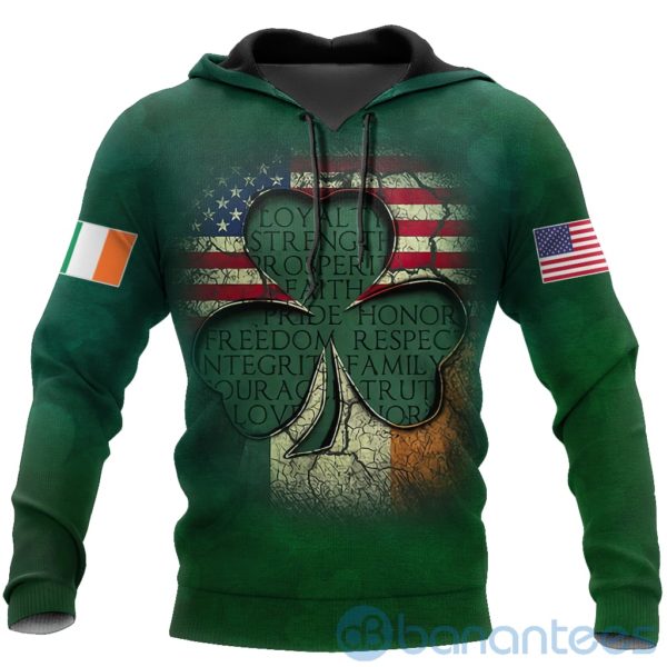 Irish St Patrick's Day Irish Girl All Over Printed 3D Hoodie Sweatshirt Product Photo