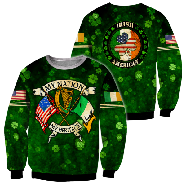 Irish St.Patrick Day All Over Printed 3D Sweatshirt Product Photo