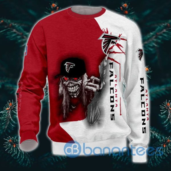 Iron Maiden Atlanta Falcons All Over Printed 3D Sweatshirt Product Photo