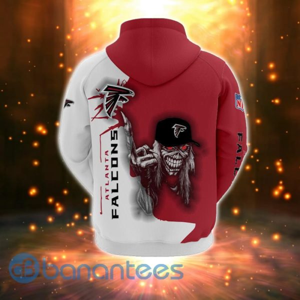 Iron Maiden Atlanta Falcons Full Printed 3D Hoodie, Zip Hoodie Product Photo