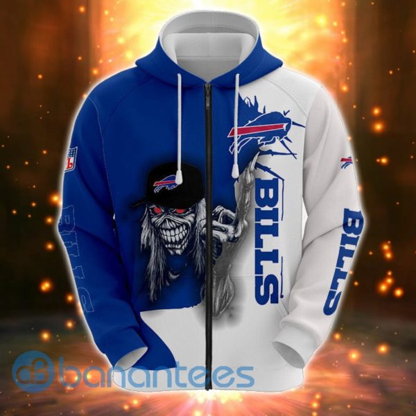 Iron Maiden Buffalo Bills Full Printed 3D Hoodie, Zip Hoodie Product Photo