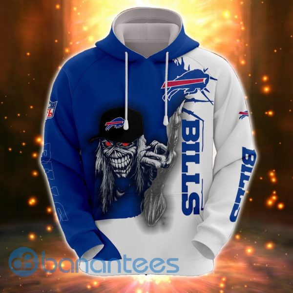 Iron Maiden Buffalo Bills Full Printed 3D Hoodie, Zip Hoodie Product Photo