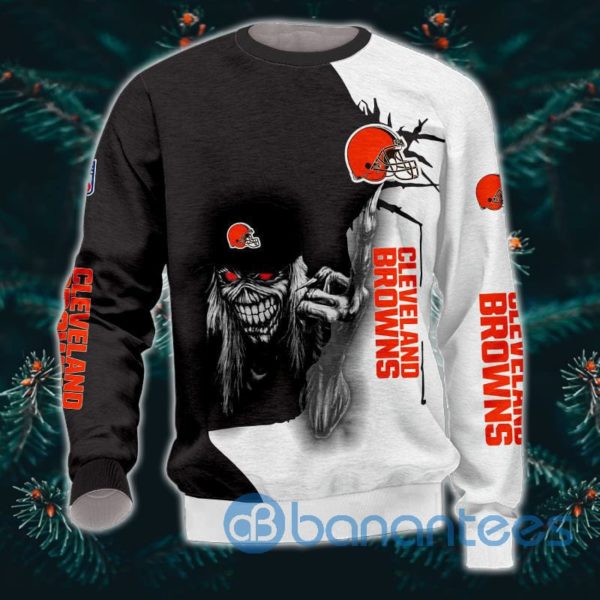 Iron Maiden Cleveland Browns All Over Printed 3D Sweatshirt Product Photo