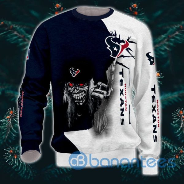 Iron Maiden Houston Texans Halloween Full Printed 3D Sweatshirt Product Photo
