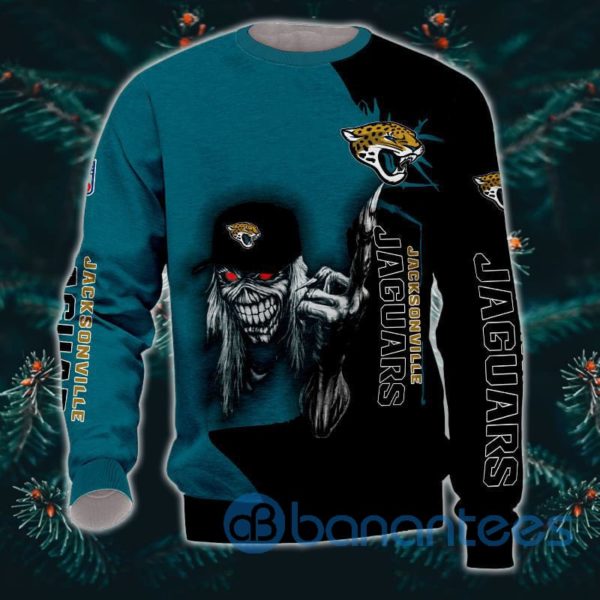 Iron Maiden Jacksonville Jaguars Halloween Full Printed 3D Sweatshirt Product Photo