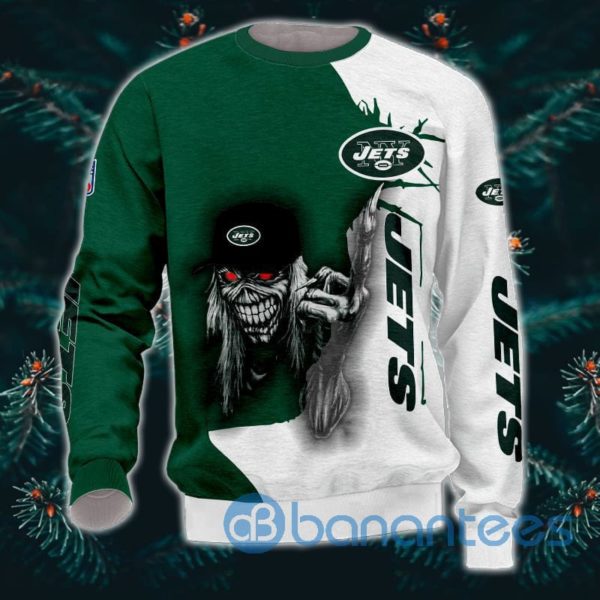 Iron Maiden New York Jets Halloween Full Printed 3D Sweatshirt Product Photo