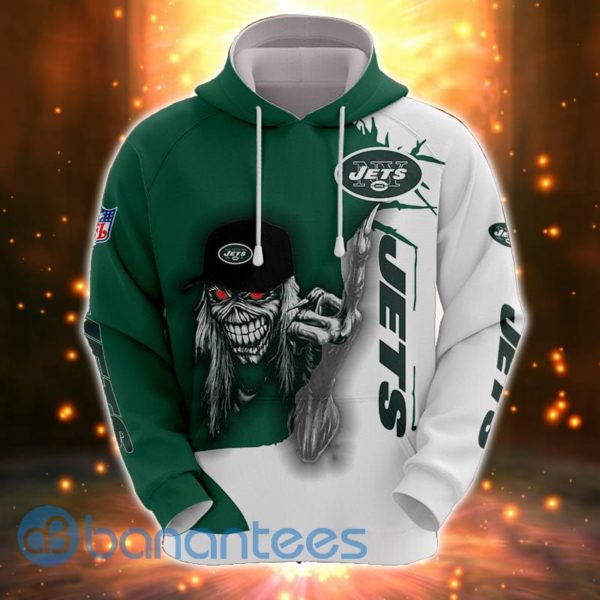 Iron Maiden New York Jets Full Printed 3D Hoodie, Zip Hoodie Product Photo