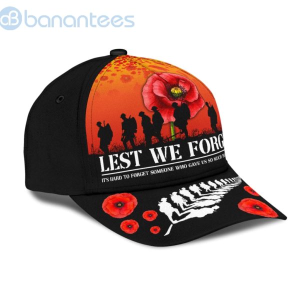 It's Hard To Forget Someone Who Gave Us So Much To Remember Lest We Forget All Over Printed 3D Cap Product Photo