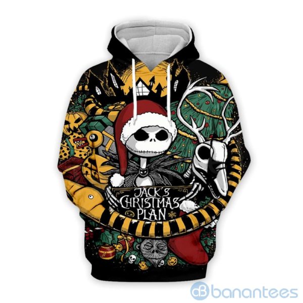 Jack's Christmast Plan All Over Printed 3D Hoodie Product Photo