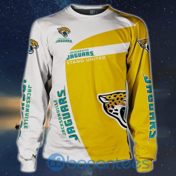 Jacksonville Jaguars All Over Printed 3D Sweatshirt Stand United Long Sleeve Product Photo