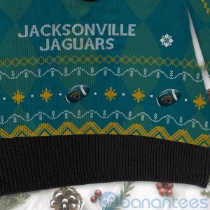 Jacksonville Jaguars American Football Black Ugly Christmas 3D Sweater Product Photo
