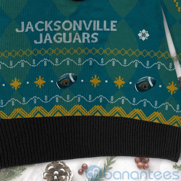 Jacksonville Jaguars American Football Black Ugly Christmas 3D Sweater Product Photo