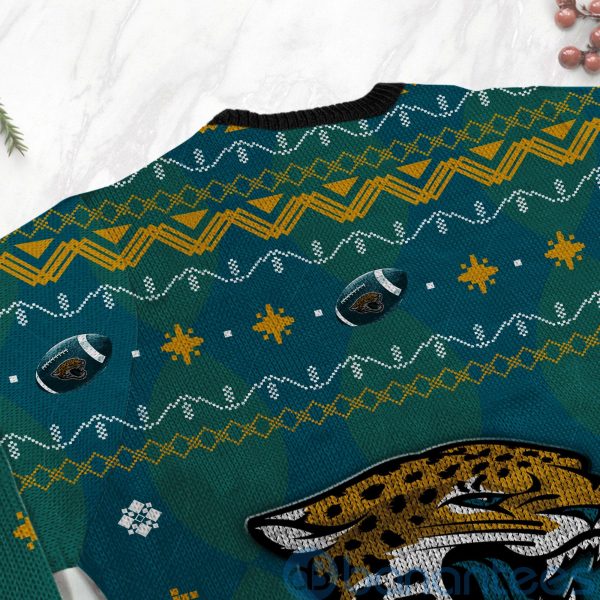 Jacksonville Jaguars American Football Black Ugly Christmas 3D Sweater Product Photo