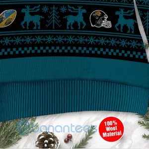 Jacksonville Jaguars Grateful Dead SKull And Bears Custom Name Uglu Christmas 3D Sweater Product Photo