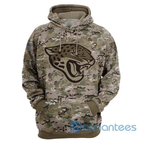 Jacksonville Jaguars Hoodie Camo Printed 3D Pullover All Over Printed 3D Hoodie Zip Hoodie Product Photo