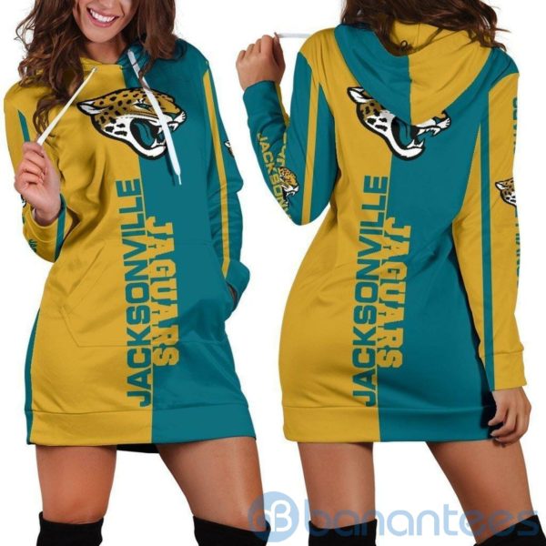 Jacksonville Jaguars Hoodie Dress For Women Product Photo