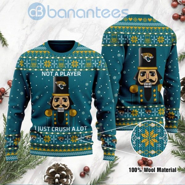 Jacksonville Jaguars I Am Not A Player I Just Crush Alot Ugly Christmas 3D Sweater Product Photo