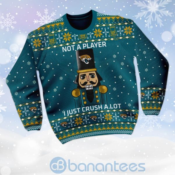 Jacksonville Jaguars I Am Not A Player I Just Crush Alot Ugly Christmas 3D Sweater Product Photo
