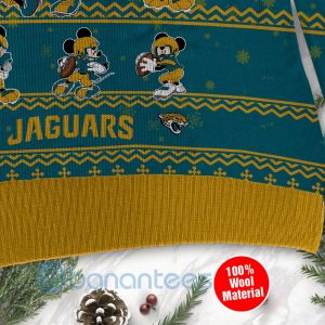Jacksonville Jaguars Mickey Mouse Ugly Christmas 3D Sweater Product Photo