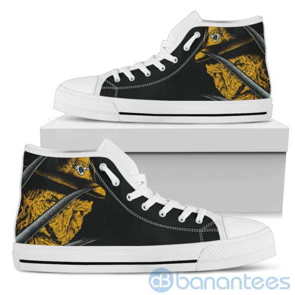 Jacksonville Jaguars Nightmare Freddy High Top Shoes Product Photo