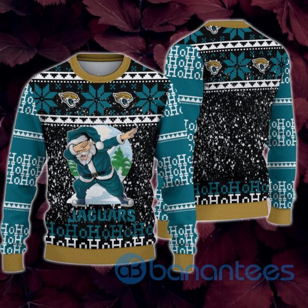 Jacksonville Jaguars Santa Claus Ho Ho Ho All Over Printed 3D Sweatshirt Product Photo
