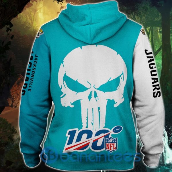 Jacksonville Jaguars Skull Design Full Printed 3D Hoodie Zip Hoodie Product Photo