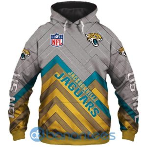 Jacksonville Jaguars Zip Up Hoodies All Over Printed Product Photo