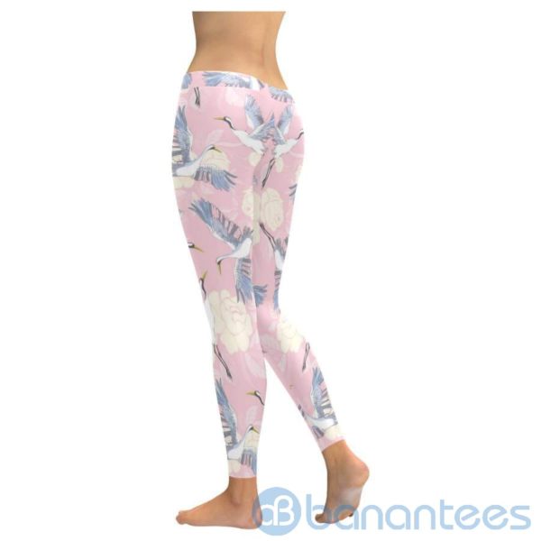 Japanese Red crowned Crane Leggings For Women Product Photo