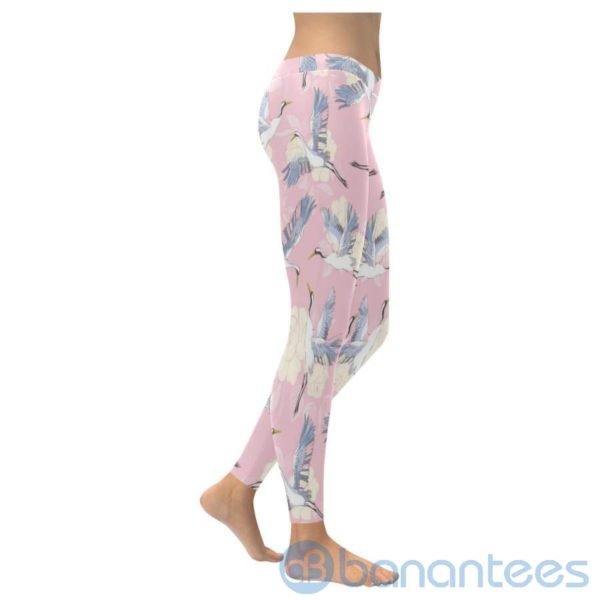 Japanese Red crowned Crane Leggings For Women Product Photo