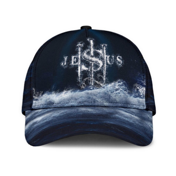 Jesus Changed My Life All Over Printed 3D Cap Product Photo