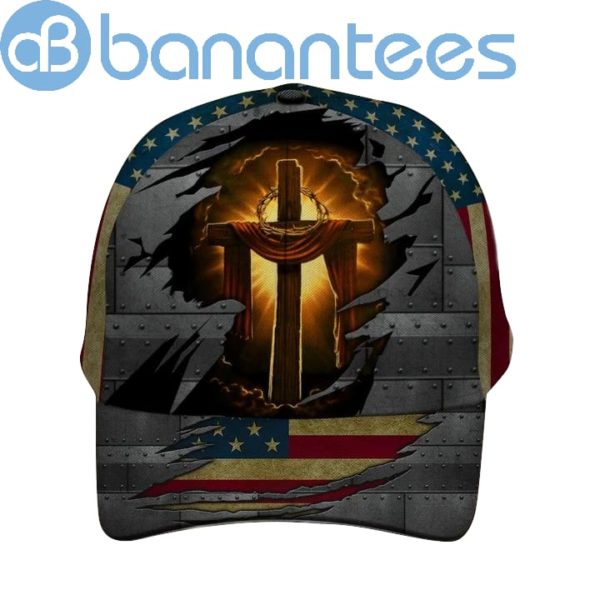 Jesus Christ God Faith Cross All Over Printed 3D Cap Product Photo