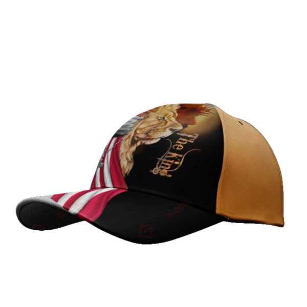 Jesus Christ God Lion And America Flag All Over Printed 3D Cap Product Photo