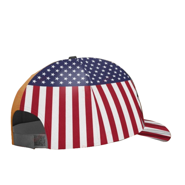 Jesus Christ God Lion And America Flag All Over Printed 3D Cap Product Photo