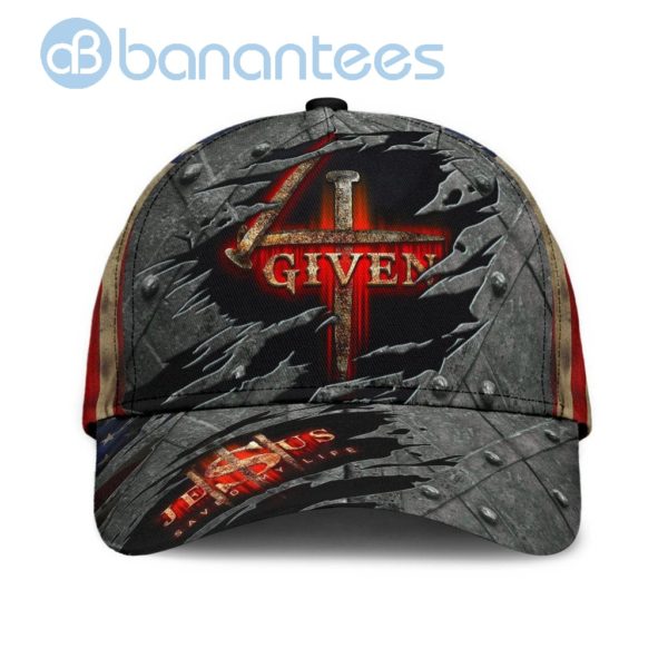 Jesus Crack Forgiven All Over Printed 3D Cap Product Photo