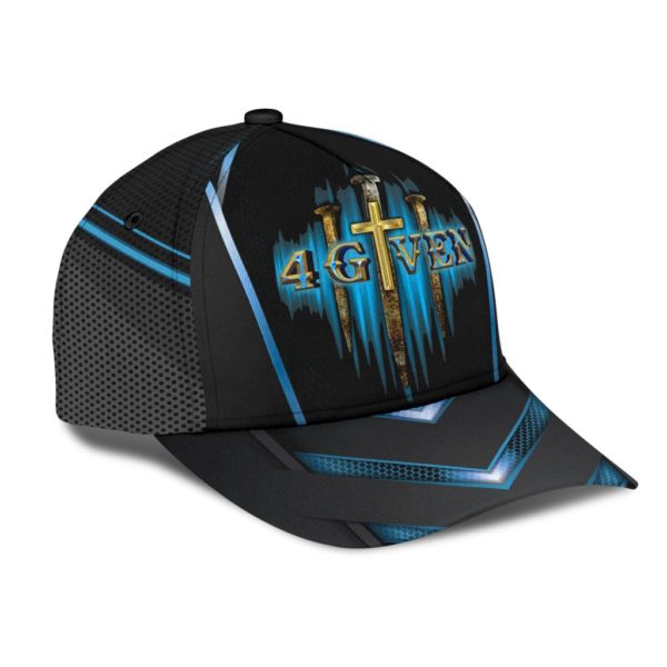 Jesus Cross Nails Given All Over Printed 3D Cap Product Photo