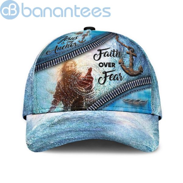 Jesus Faith Over Fear All Over Printed 3D Cap Product Photo