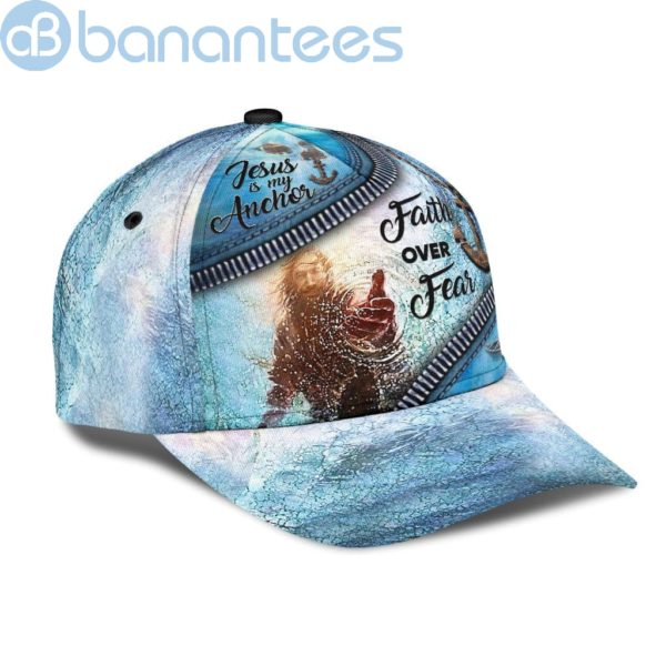 Jesus Faith Over Fear All Over Printed 3D Cap Product Photo