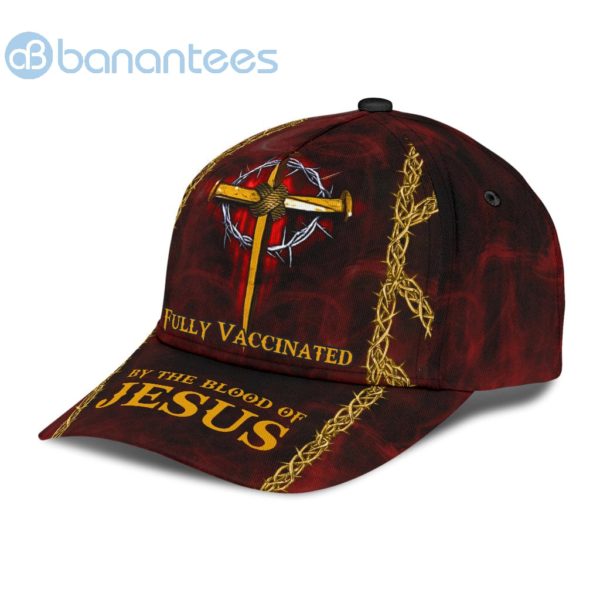 Jesus Fully Vaccinated By The Blood Of Jesus Smoke All Over Printed 3D Cap Product Photo
