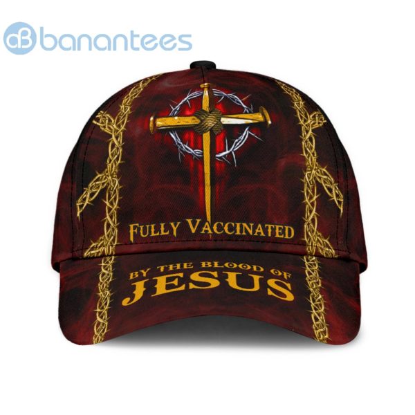 Jesus Fully Vaccinated By The Blood Of Jesus Smoke All Over Printed 3D Cap Product Photo