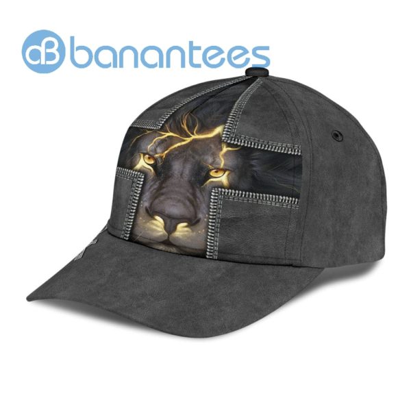 Jesus In The Lion King Zipper All Over Printed 3D Cap Product Photo