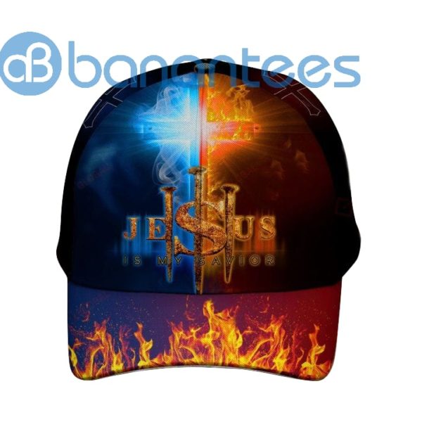 Jesus Is My Savior Christ God All Over Printed 3D Cap Product Photo