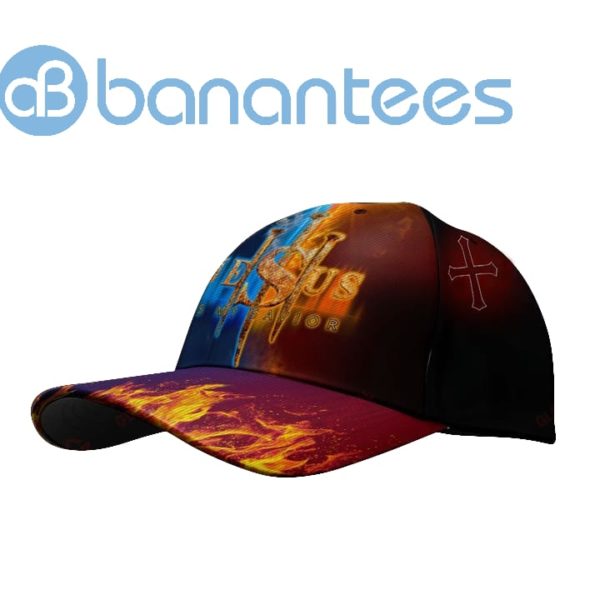 Jesus Is My Savior Christ God All Over Printed 3D Cap Product Photo