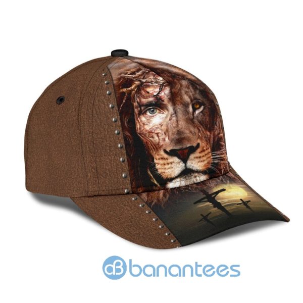 Jesus Lion Printed All Over Printed 3D Cap Product Photo