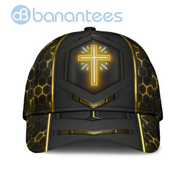 Jesus Neon Sign All Over Printed 3D Cap Product Photo